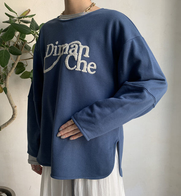  「【WEB限定】ラメサガラ刺繍プルオーバー」|Tシャツ・カットソー|