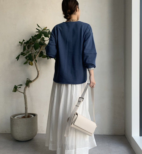  「【WEB限定】ラメサガラ刺繍プルオーバー」|Tシャツ・カットソー|