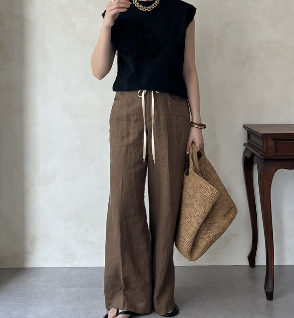  「3DチュールモチーフTEE」|Tシャツ・カットソー|