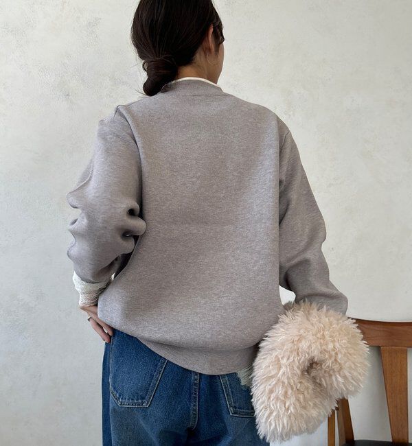  「【WEB限定】コード刺繍ロゴニットトップス」|ニット・セーター|