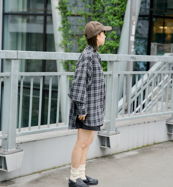  「【WHIMSIC】フランネルチェックレギュラーカラーシャツ」|シャツ・ブラウス|