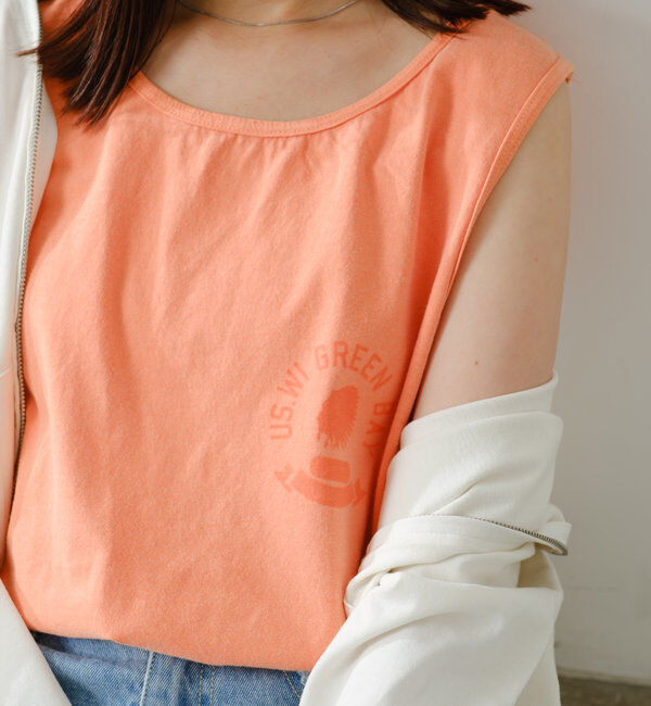  「*【WHIMSIC】サンフェードロゴタンクトップ」|キャミソール|