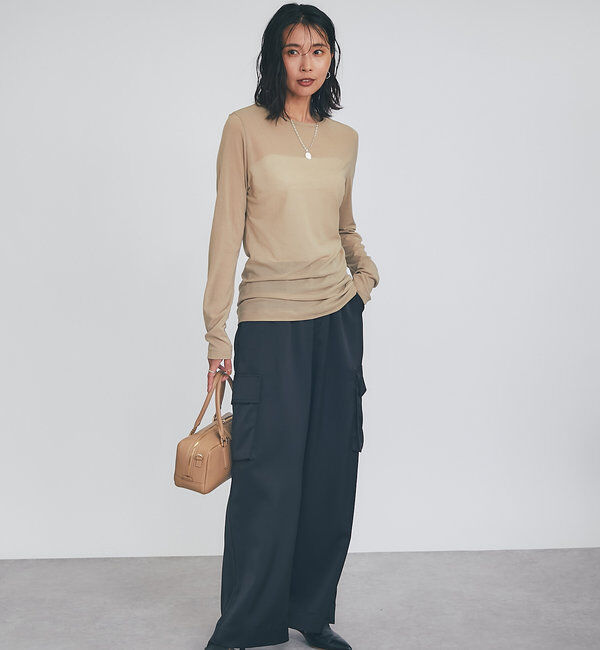  「【MONN.:.(モン)】シアーロンT」|Tシャツ・カットソー|