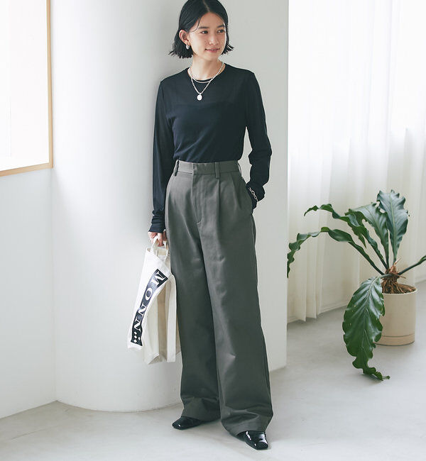  「【MONN.:.(モン)】シアーロンT」|Tシャツ・カットソー|