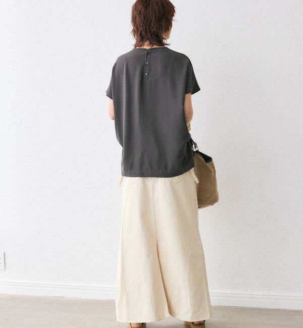  「【MONN.:.(モン)】LOOSE DENIM SKIRT」|スカート|