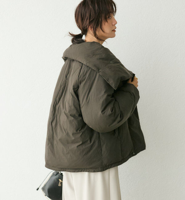  「【軽量705g】スタンドカラーダウンジャケット」|ダウン|