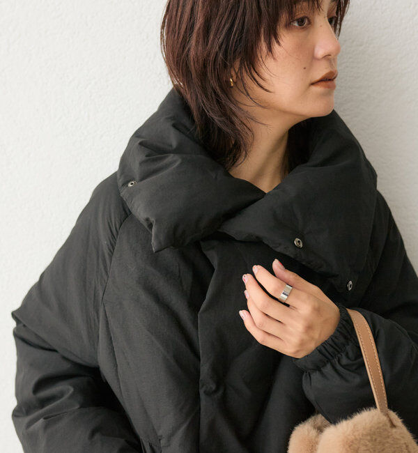  「【軽量705g】スタンドカラーダウンジャケット」|ダウン|