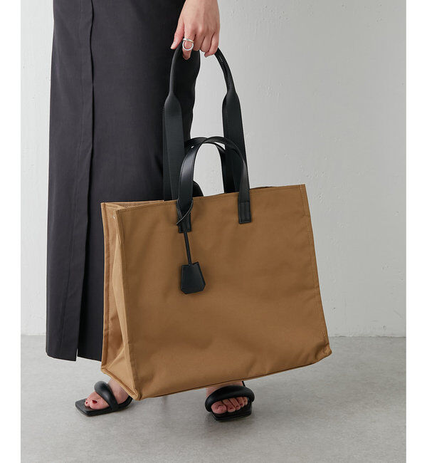 2.718「【2.718】マーケットトートバッグ/L」|トートバッグ|キャメル
