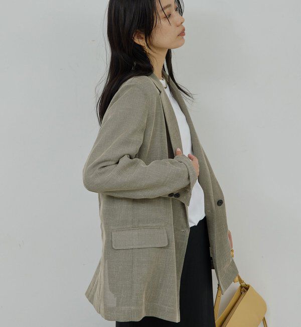  「シアーメッシュジャケット」|テーラードジャケット|