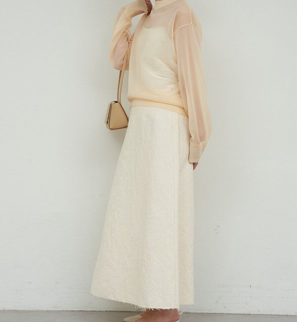  「【セットアップ対応】ジャガードスカート」|スカート|