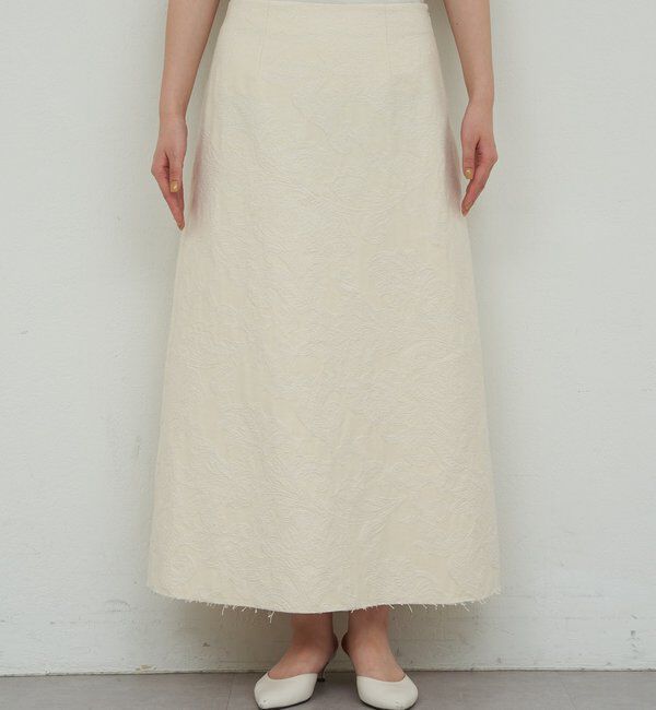  「【セットアップ対応】ジャガードスカート」|スカート|