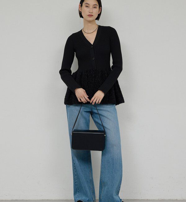  「ファンシーペプラムカーデ」|ニット・セーター|