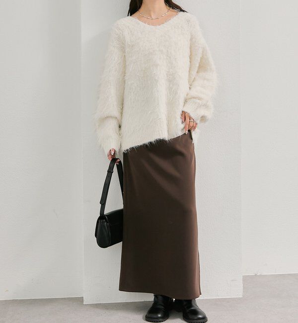  「サイドギャザータックスカート」|スカート|