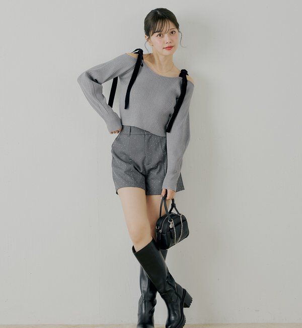  「ラインストーンショートパンツ」|チノ|