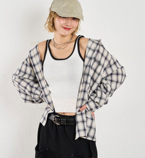  「パイピングニットキャミソール / 6色展開」|キャミソール|