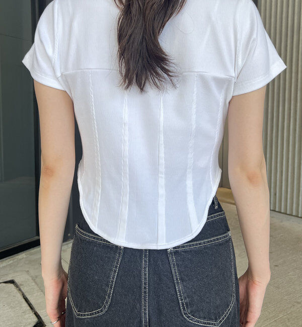  「コルセットTシャツ」|Tシャツ・カットソー|