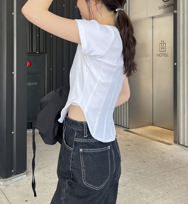 「コルセットTシャツ」|Tシャツ・カットソー|