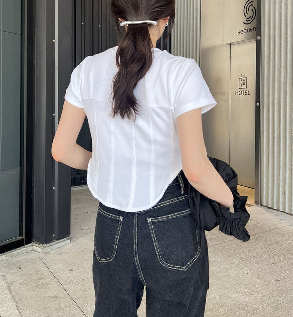 「コルセットTシャツ」|Tシャツ・カットソー|