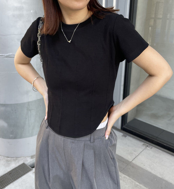  「コルセットTシャツ」|Tシャツ・カットソー|
