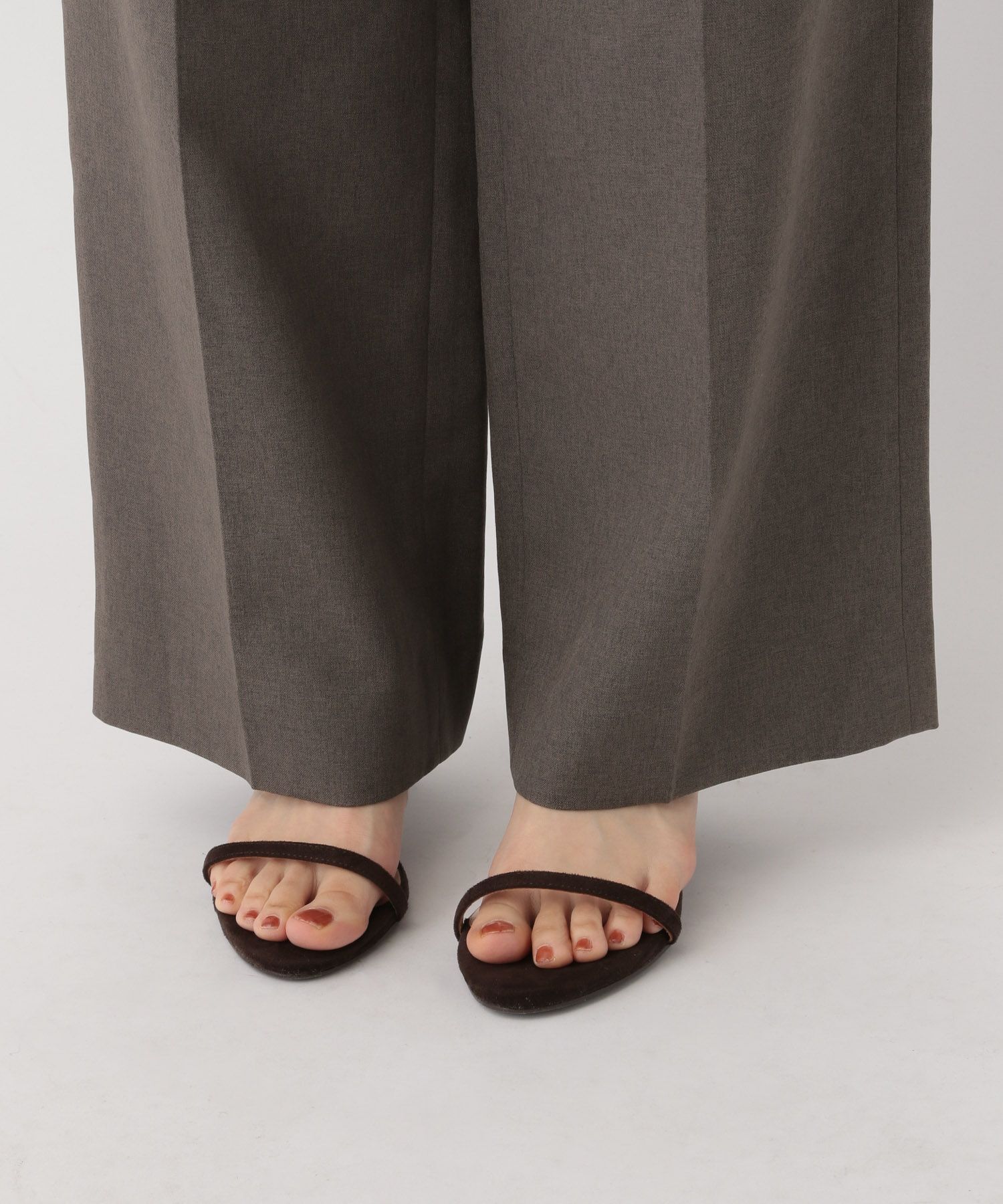 A part by 「リネンライクストレートパンツ」|スラックス|