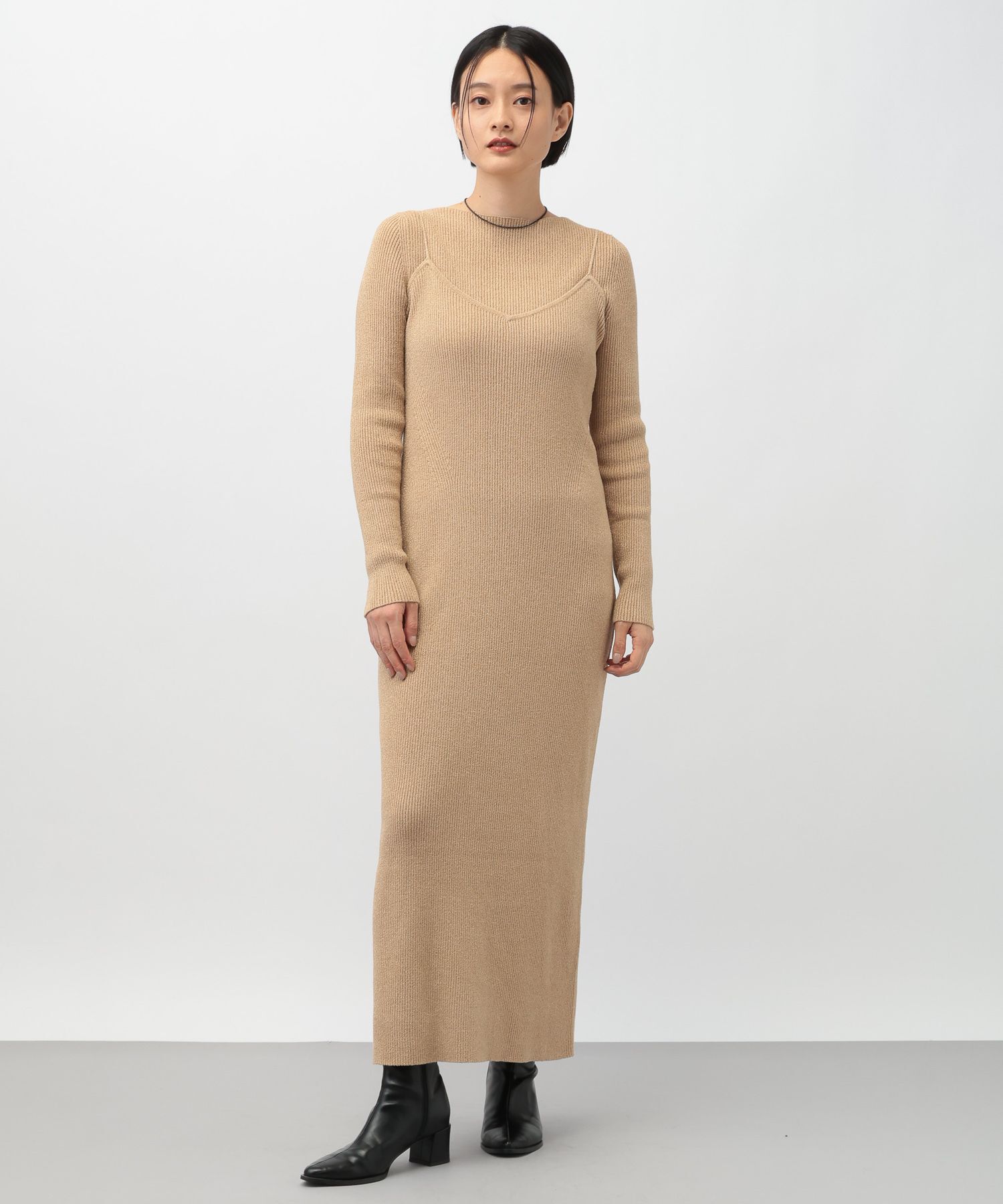 A part by 「モールニットキャミワンピース」|ワンピース|