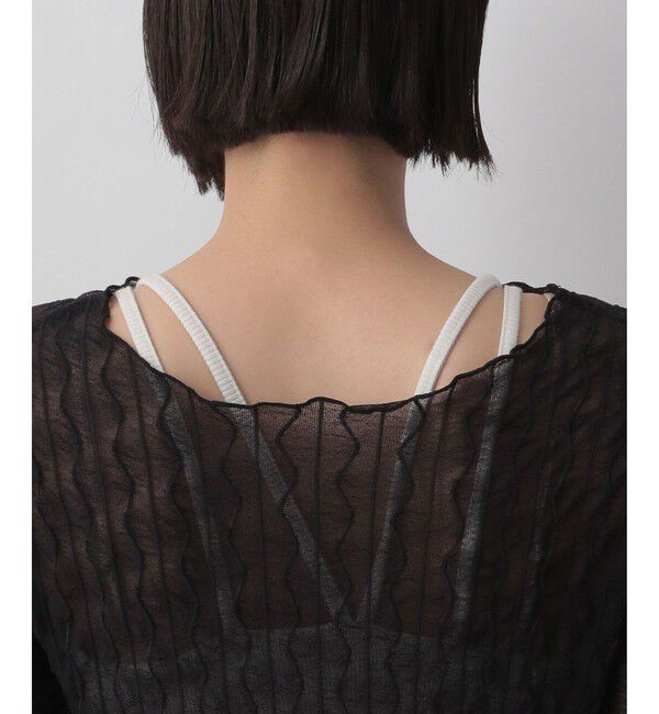 LOWRYS FARM「ヘンケイシアークルーロングスリーブ」|Tシャツ・カットソー|