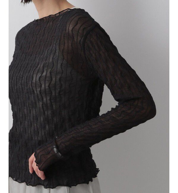 LOWRYS FARM「ヘンケイシアークルーロングスリーブ」|Tシャツ・カットソー|