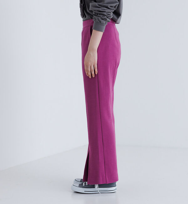 collex「【WEB限定】ウール混　カットポンチフレアパンツ」|その他|