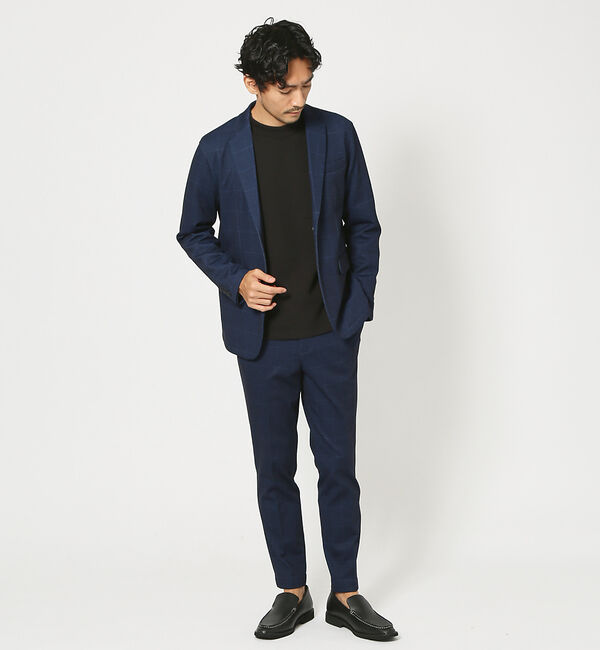 ABAHOUSE「【上下2点セット/セットアップ対応】ポンチセットアップ/スーツ」|スーツ|ブルー系その他1