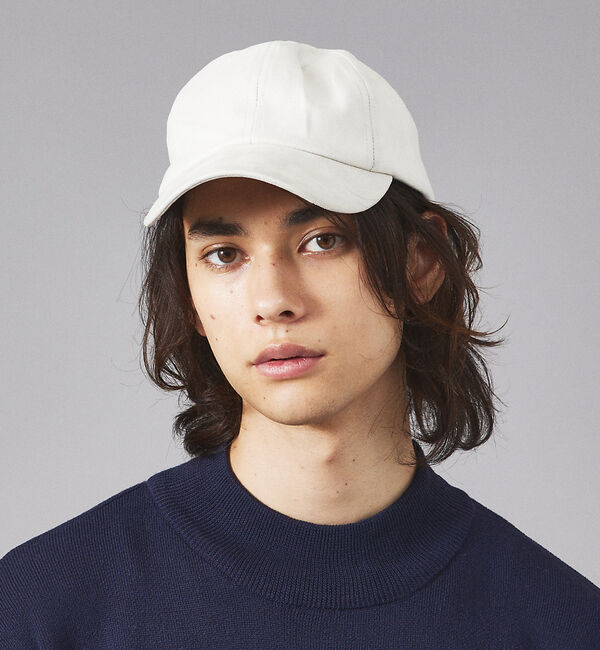 ABAHOUSE「【RUBEN/ルーベン】FAKE SUEDE CAP/フェイクスエードキャップ/」|その他|アイボリー