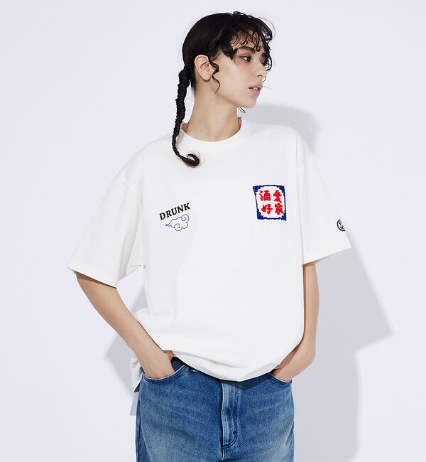 ABAHOUSE「【YOIDORE/ヨイドレ 】スーベニアTシャツ2/ 酒愛好家/ユニセックス」|Tシャツ・カットソー|ホワイト系その他1