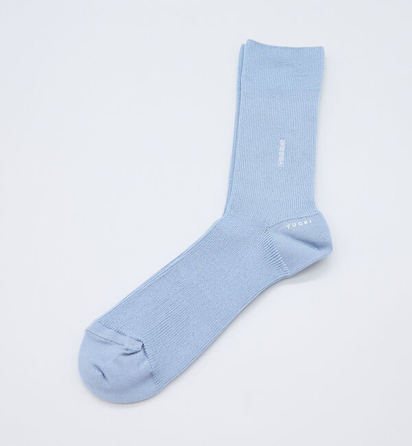 ABAHOUSE「【YUQRI/ユクリ】Silky/定番ソックス/オールシーズン/ユニセックス」|ソックス|ライトブルー