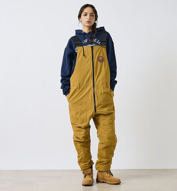 ABAHOUSE「【POLER/ポーラー】P-1 DECK PANTS/オーバーオール/ユニセック」|オールインワン|マスタード