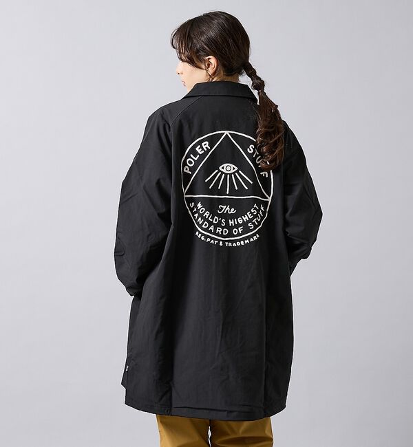 ABAHOUSE「【POLER/ポーラー】LONG COACH JK/ナイロン/ユニセックス【WE」|アウトドア|