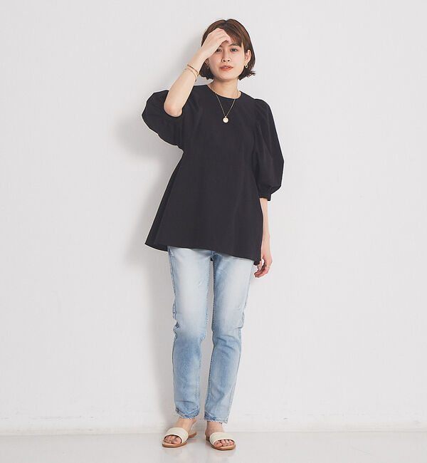 Rouge vif「【MOHI】スクウェアトゥミュールサンダル」|サンダル|