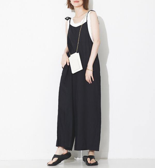 Rouge vif「【TICCA/ティッカ】リネンキャミソールコンビネゾン」|オールインワン|