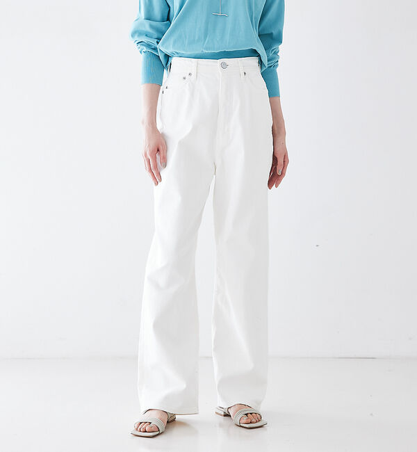 qualite「【YANUK】ルーズストレートデニムパンツ JOAN」|デニム|