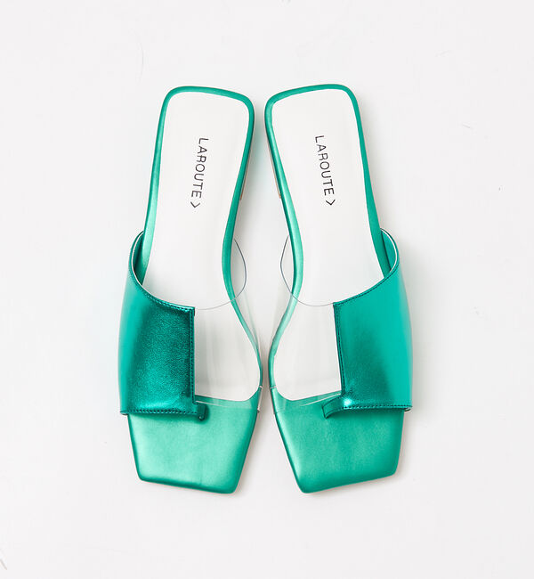 AU BANNISTER「【LAROUTE】PVCコンビトングサンダル」|サンダル|