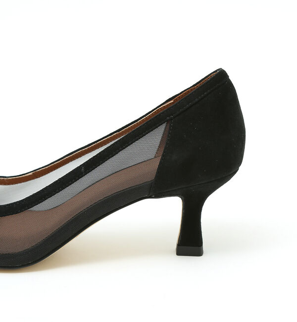 AU BANNISTER「オープントゥチュールパンプス」|パンプス|