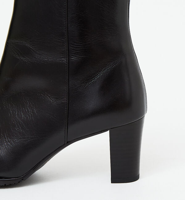 AU BANNISTER「【最高ブーツ/ 6.5cmヒール】ラウンドトゥブーツ」|ショートブーツ|