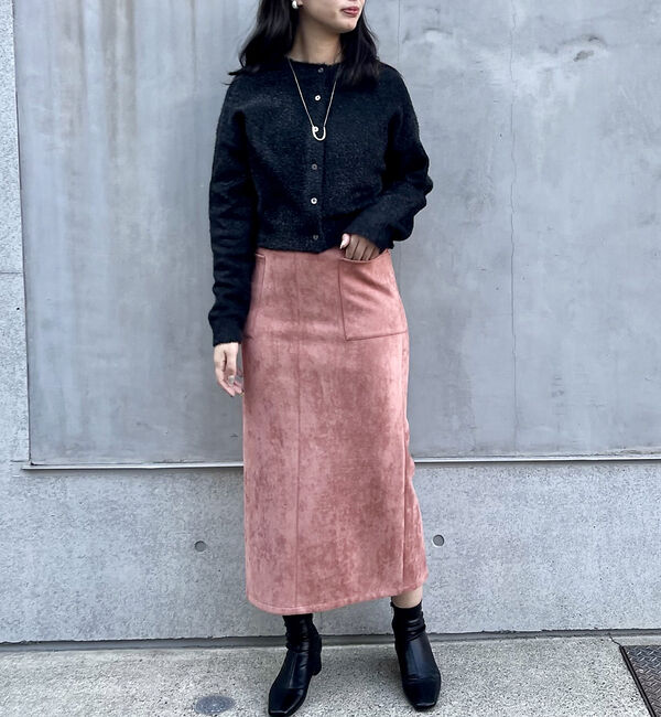 abahouse mavie「ラメ混フェザーヤーン2WAYカーディガン」|カーディガン|