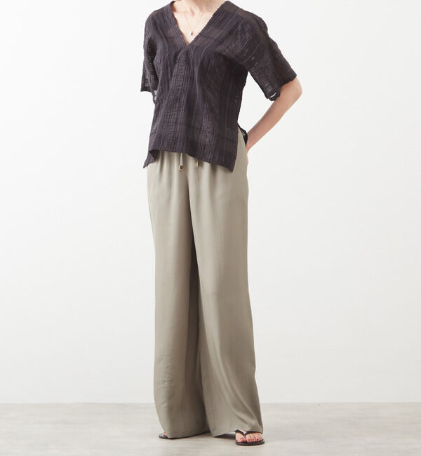 Liesse「ドロストワイドパンツ（セットアップ対応）」|その他|