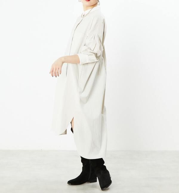  「予約受付2/28（月）まで！！【STELLA CIFFON】吸汗/速乾/涼感素材シャツワンピース」|ワンピース|