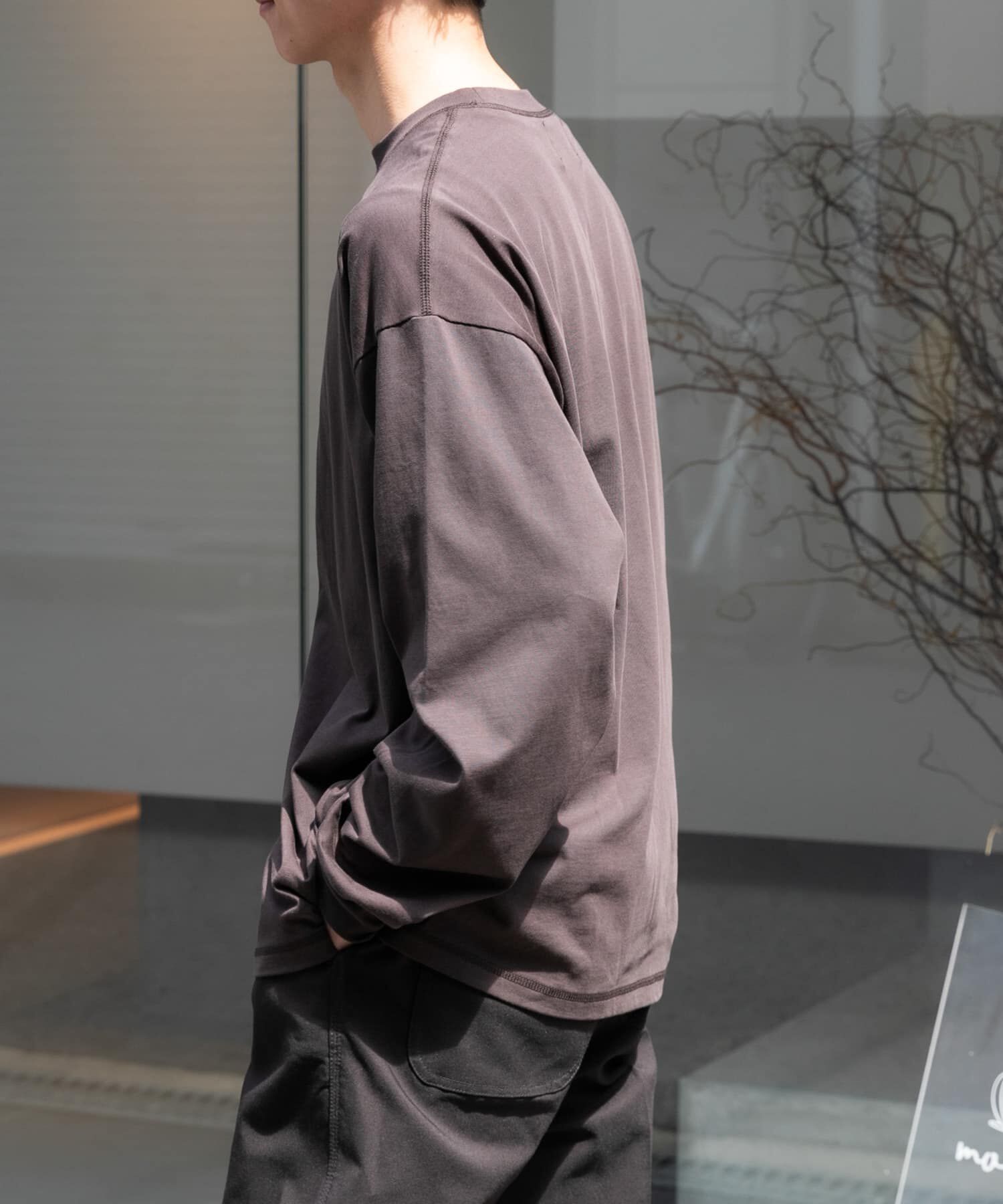 URBAN RESEARCH DOORS「FORK&SPOON　ハイツイストジャージープルオーバー」|Tシャツ・カットソー|