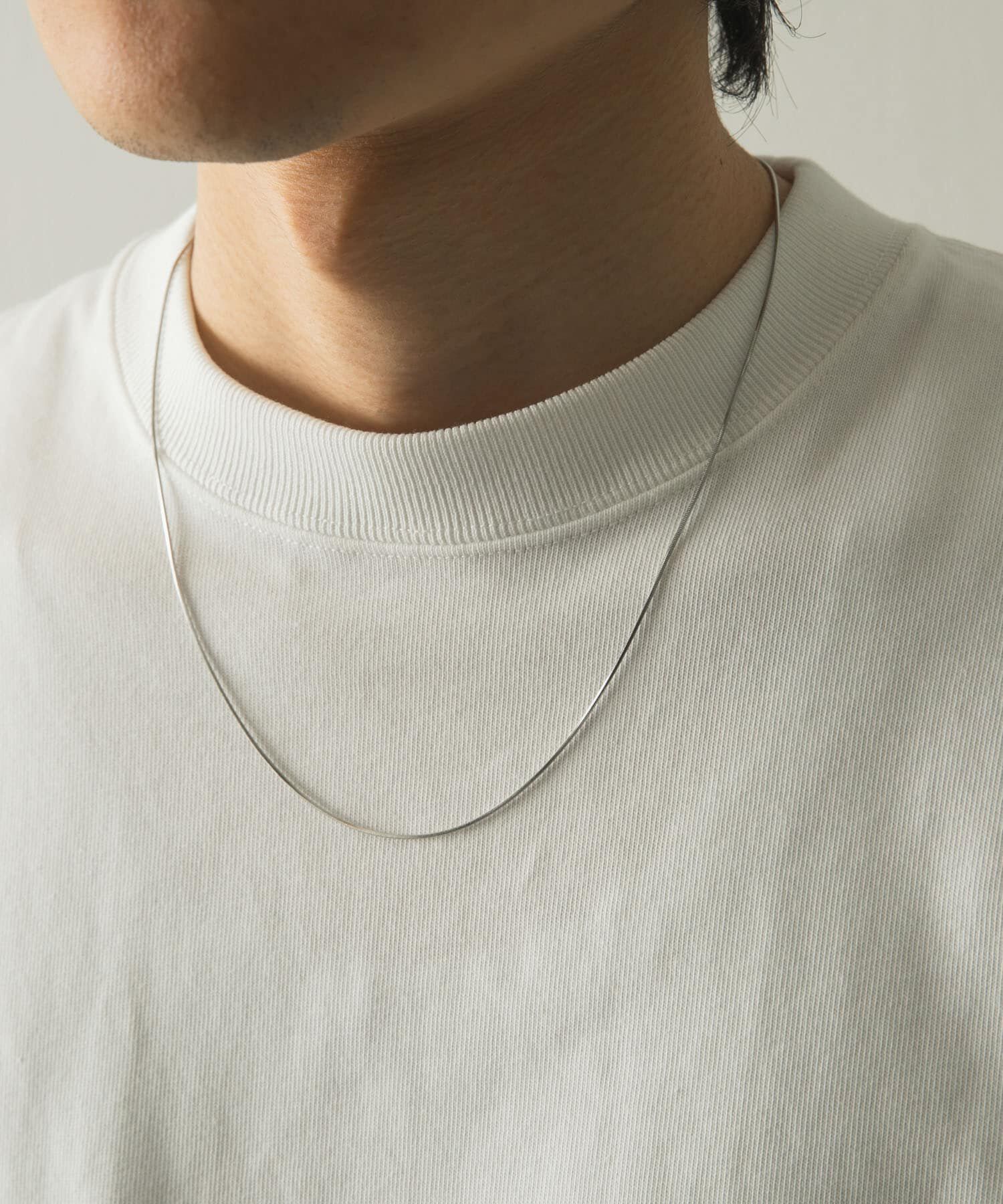 URBAN RESEARCH DOORS「角スネークネックレス」|ネックレス|シルバー