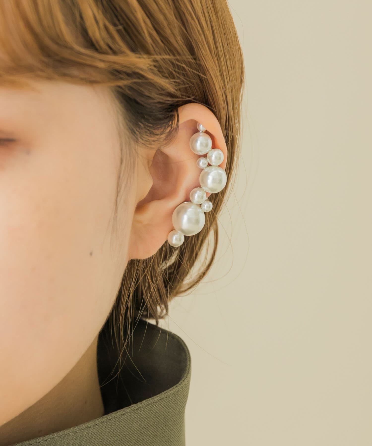 SMELLY「ランダムパールカタミミイヤリング」|イヤリング|