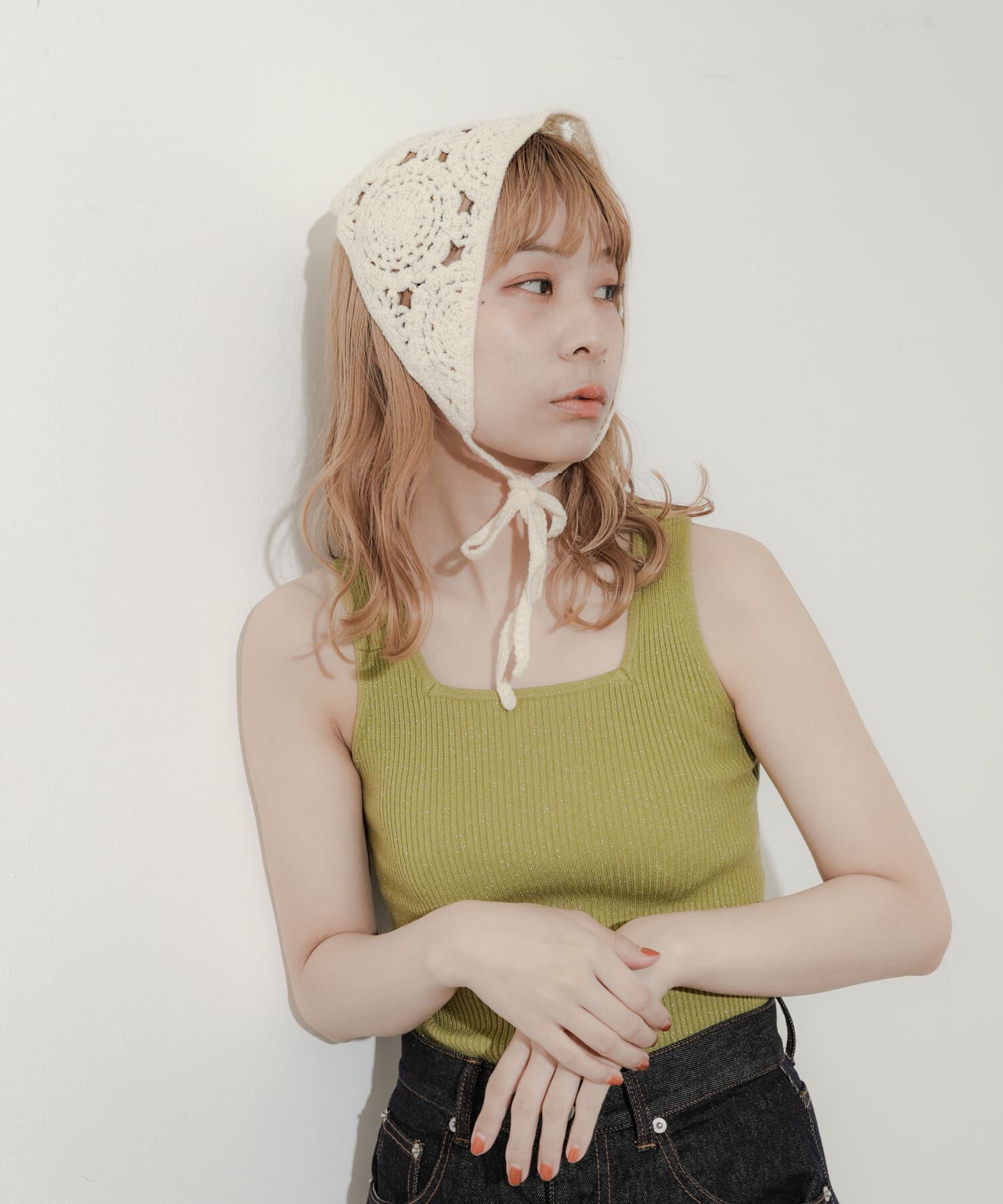 SMELLY「クロシェバブーシュカ」|バンダナ・スカーフ|