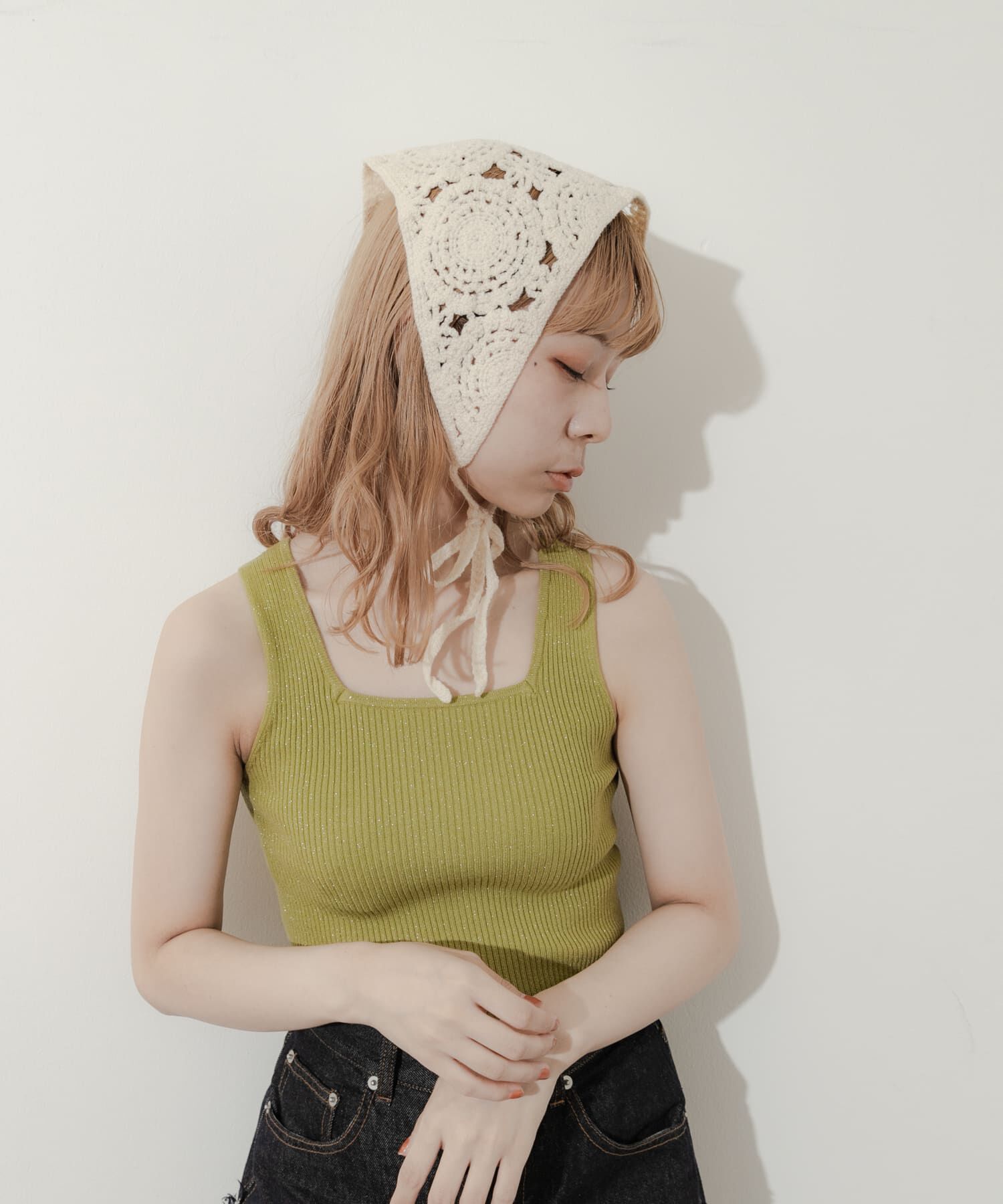 SMELLY「クロシェバブーシュカ」|バンダナ・スカーフ|