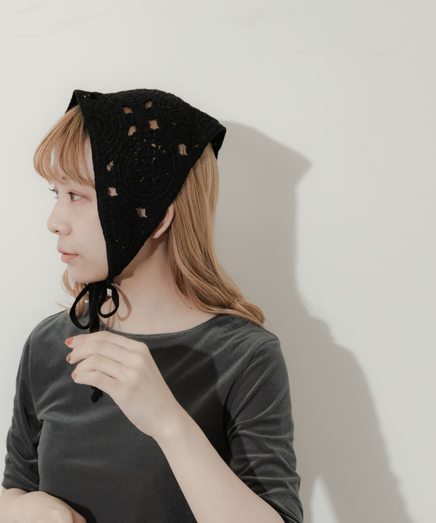 SMELLY「クロシェバブーシュカ」|バンダナ・スカーフ|