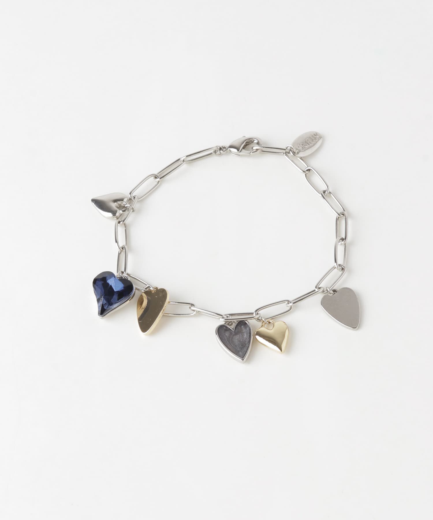 SMELLY「メタルハートチャームブレスレット」|ブレスレット・バングル|